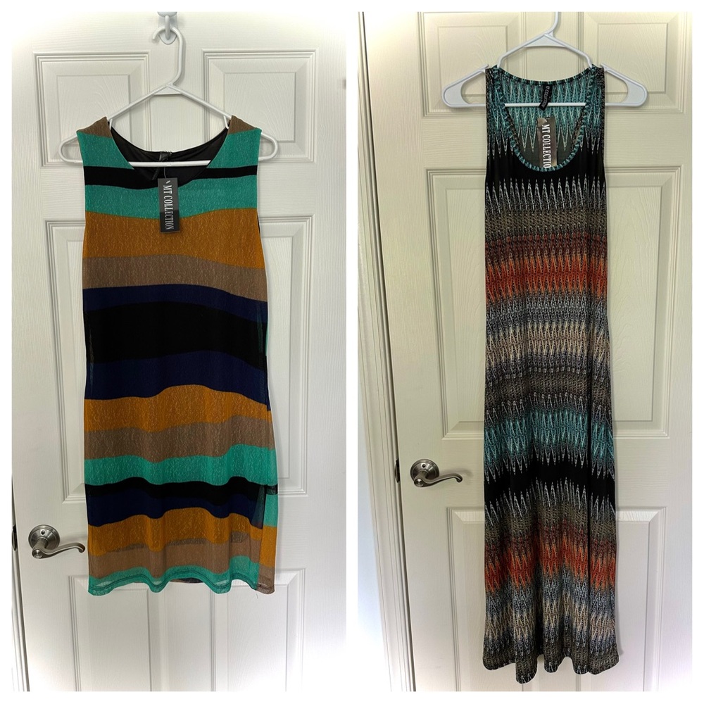 (2) Size XL Women’s Vibrant New With Tags Dresses